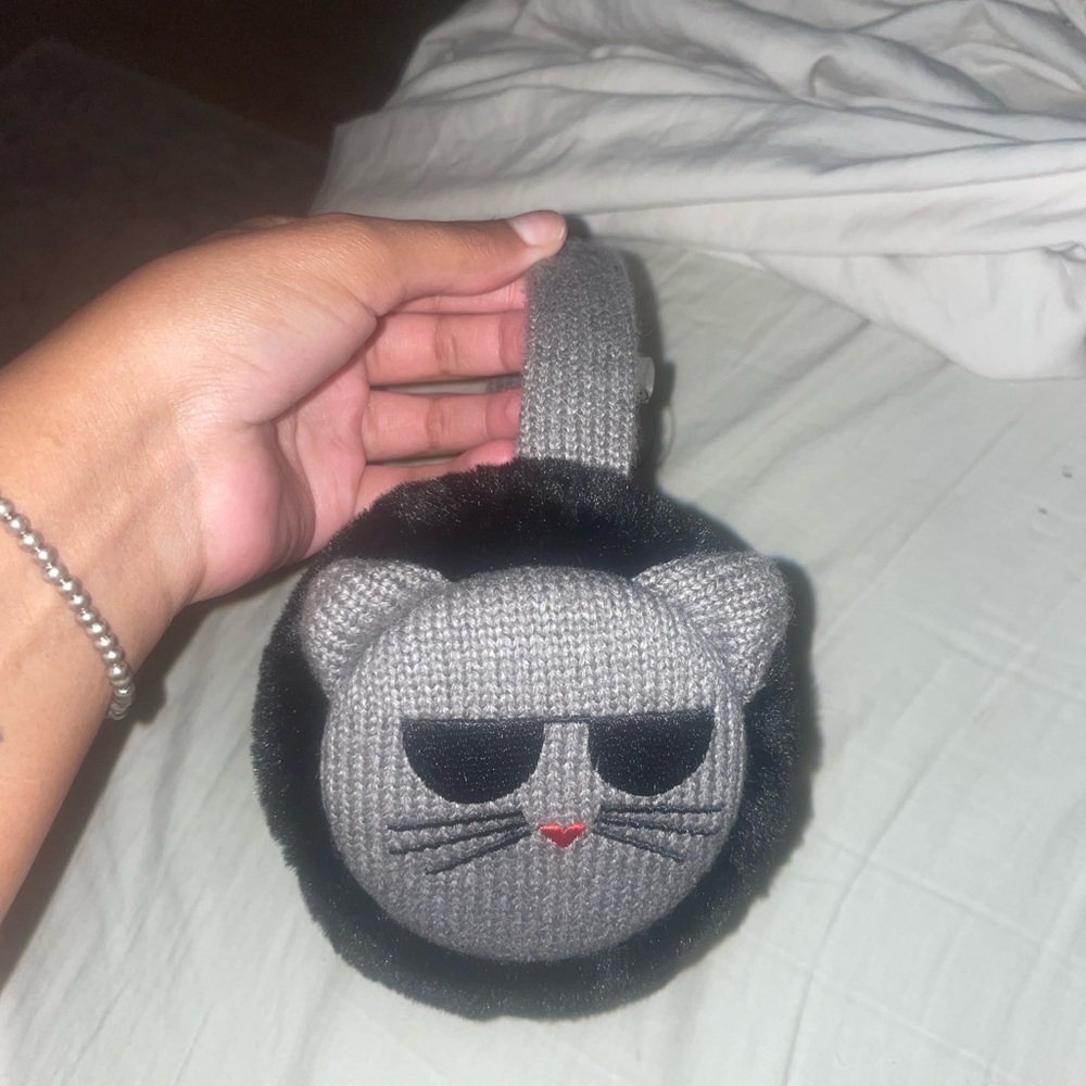 Karl Lagerfeld Cat Earmuffs NWT